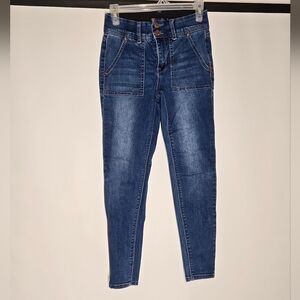 Indigo Poppy Stylish Blue Denim Skinny Jeans